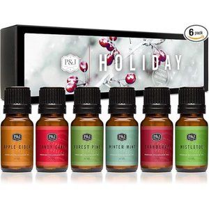 Fragrance Oil Holiday Set | Candle Scents for Candle Making, Freshie Scents
